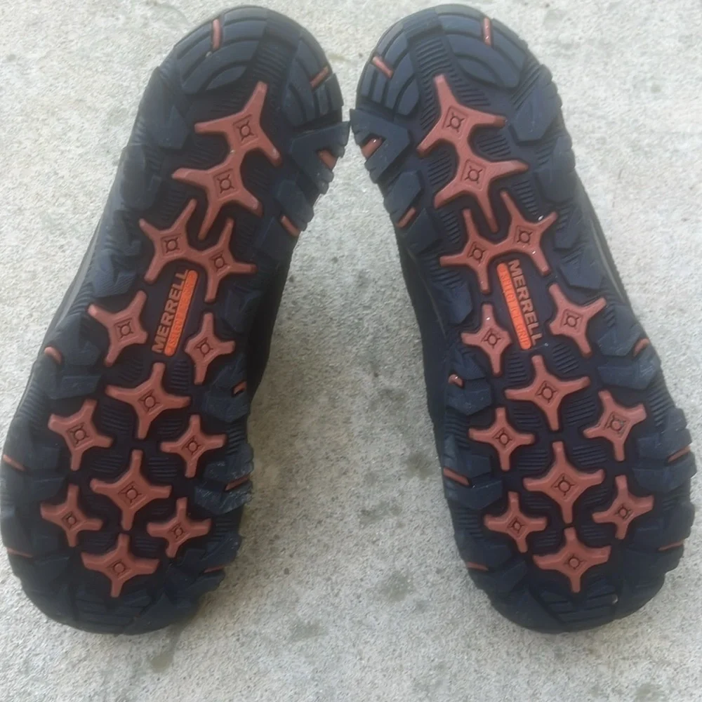 Merrell Polarand Rove Waterproof Men's Brown/Black Hiking Boots Size 8